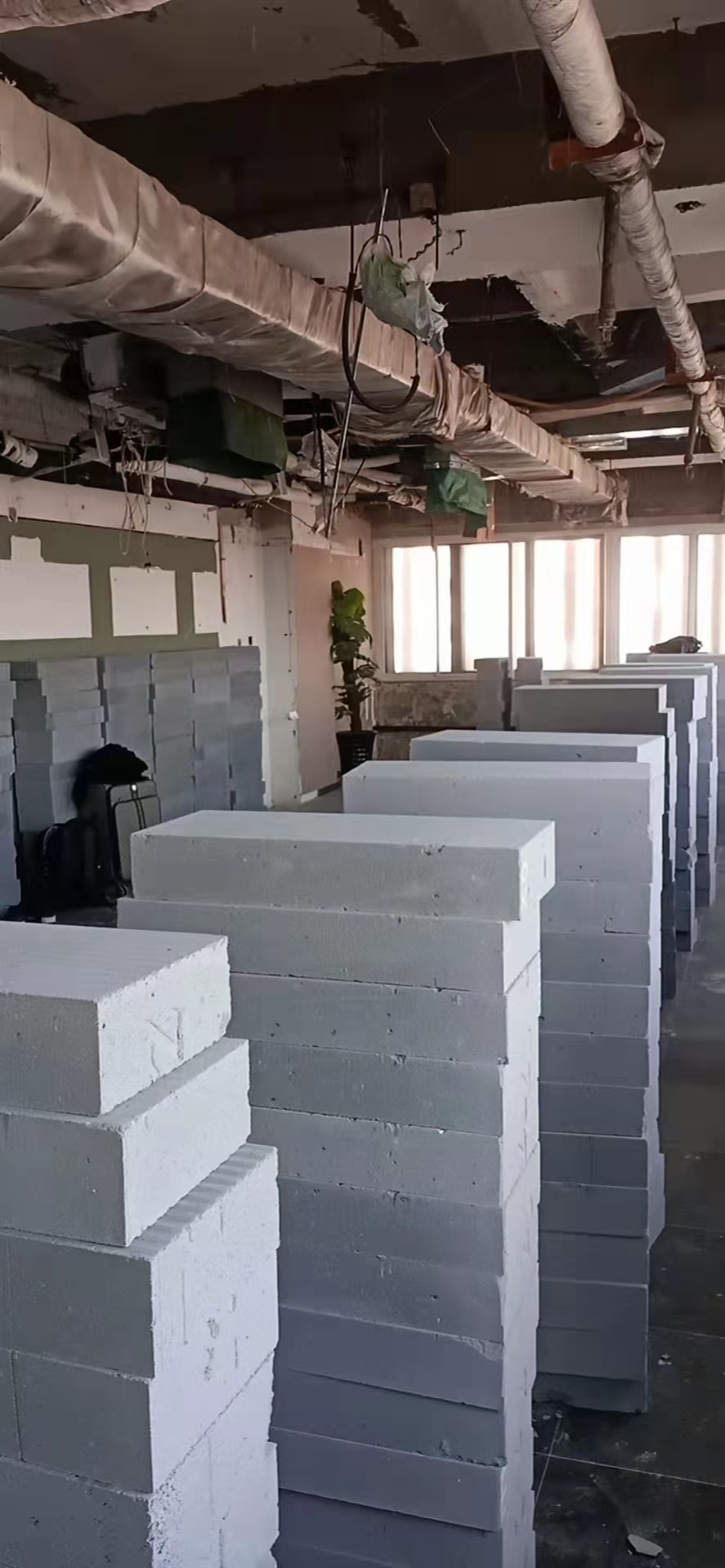酒店轻质砖隔墙示意图